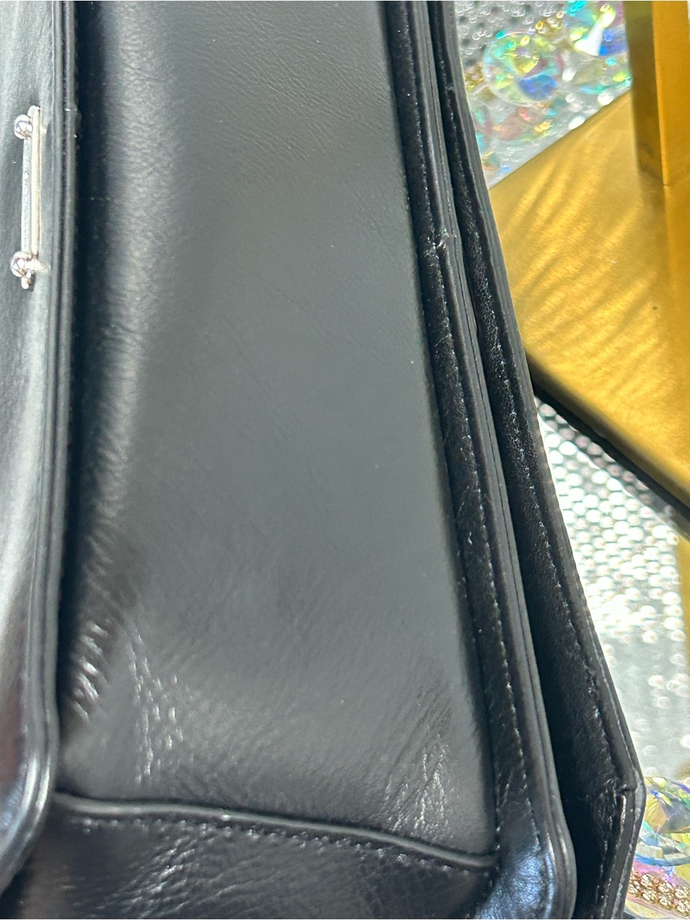 Rebecca Minkoff Black Quilted Chain Shoulder Bag Approx.. 10 x 6.5 x 3 NWT - Picture 11 of 17